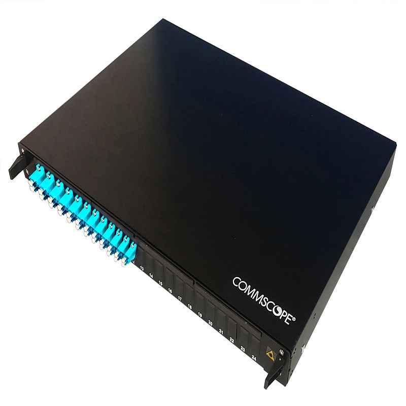 Picture of CommScope Fiber Patch Panel LIU 4-2122146-3 | FMS-K-2-B-I-LOM4-12-IN99-24-SP